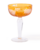 Polspotten Multicolour Peony Coupe Glasses