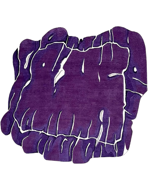 Atelier Tapis Rouge Tratto Collection Rug Viola