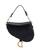 Christian Dior Black Saddle Bag