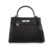 Hermès Black Box Calf Sellier Kelly 28 Bag with Palladium Hardware
