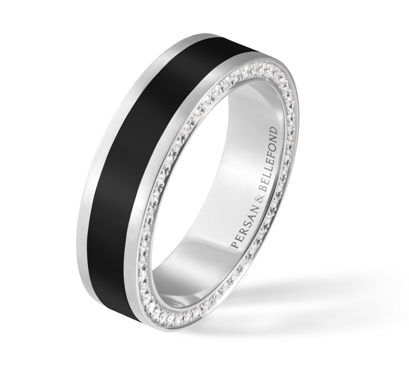 Persan & Bellefond First Lady Ring Deep Black Full Pave