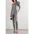 SemSem Silver Stretch Sequin Jumpsuit