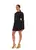 Andrea Iyamah Lenti Pleated Mini Dress- Black