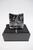Chanel Mini 22 Black and Silver Ombre with Aged Silver Hardware