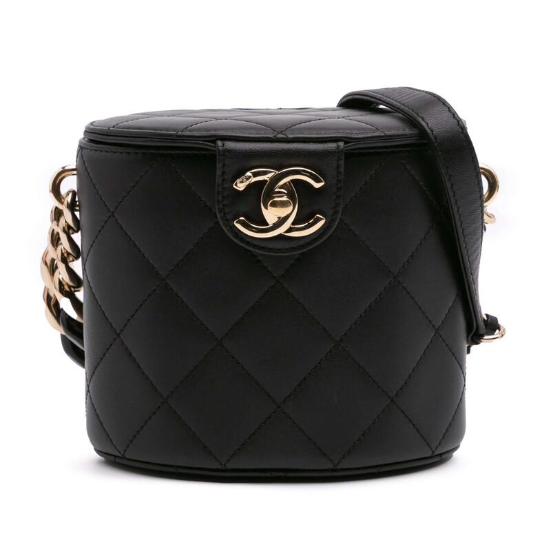 Chanel Mini Lambskin Elegant Chain Vanity Case