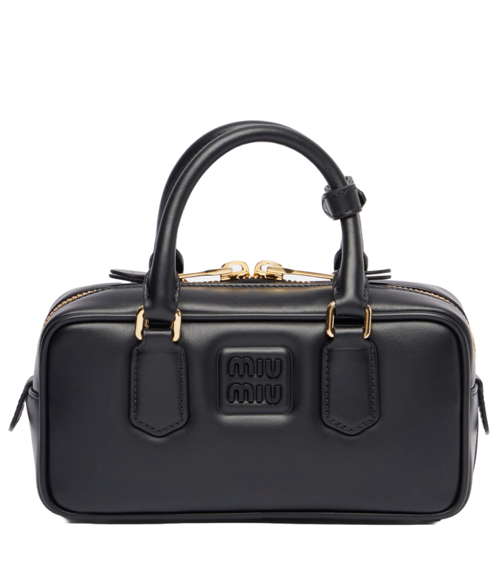 Miu Miu Arcadie Leather Tote Bag