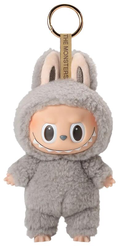 Pop Mart Labubu Exciting Macaron Collection: Sesame Bean Gray (Open Box)