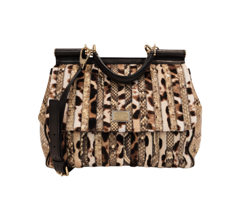 Dolce & Gabbana Foldover Miss Sicily Heritage Bag