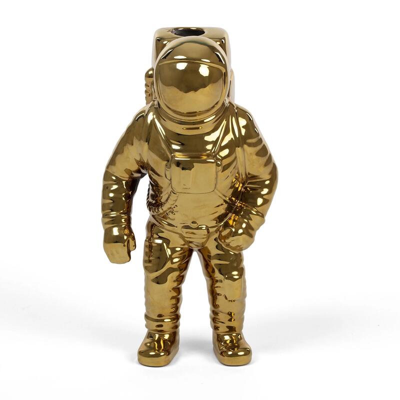 Seletti x Diesel Cosmic Dinner Starman Vase Gold