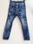 Dsquared2 Kids Bleached-effect straight-leg jeans