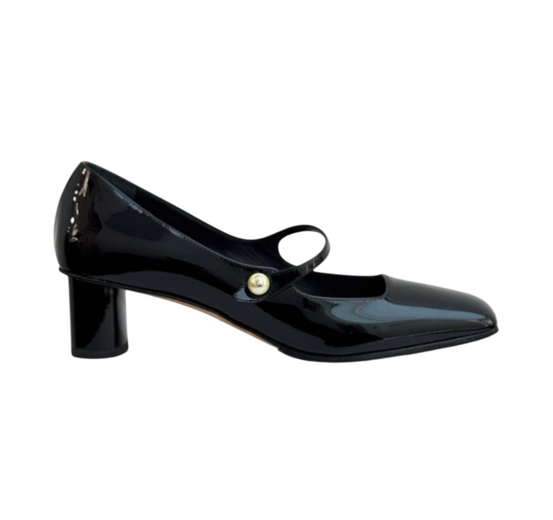 Dior Jolie Dior pump in black patent calfskin
