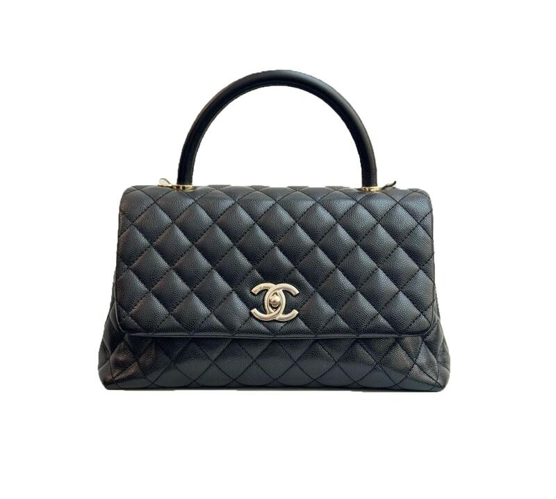 Chanel Coco Handle bag in black