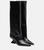 The Attico Cheope 60 Leather Knee- High Boots In Black