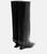 The Attico Cheope 60 Leather Knee- High Boots In Black