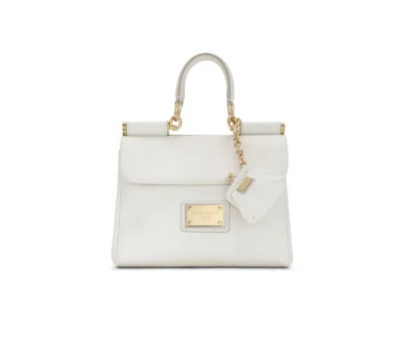 Dolce & Gabbana Sicily Soft Small Leather Handbag