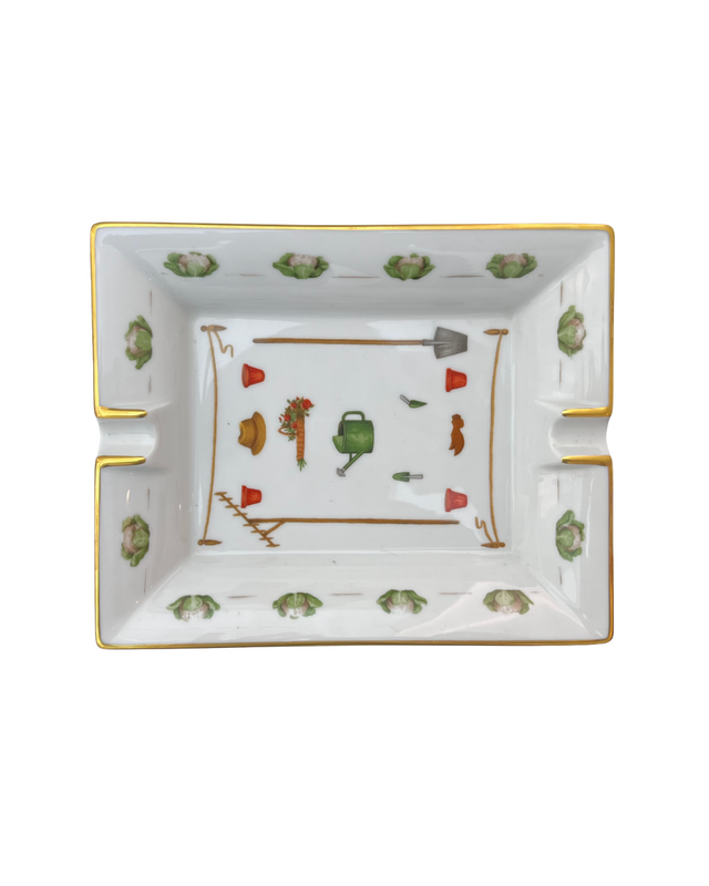 Hermès Chevaloscope Porcelain Ashtray