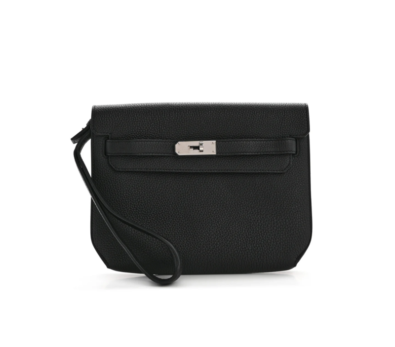 Hermès Kelly Depeches 25 Pouch Togo Calfskin Silver Hardware