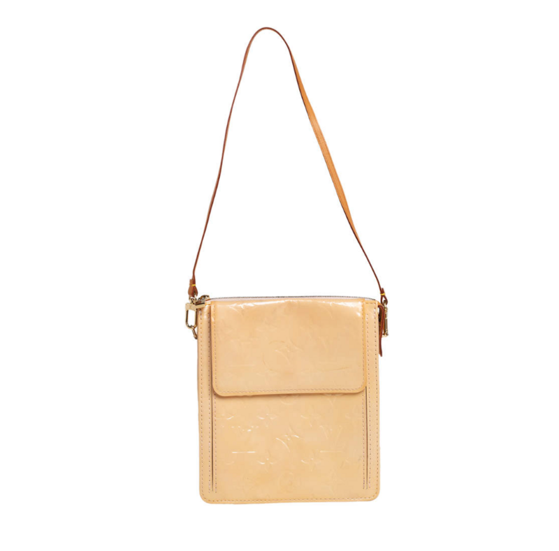 Louis Vuitton Beige Monogram Vernis Mott Bag