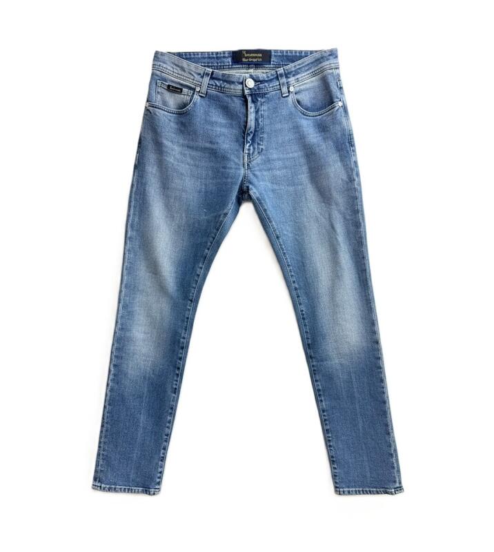 Billionaire Super Straight Cut Denim Trousers