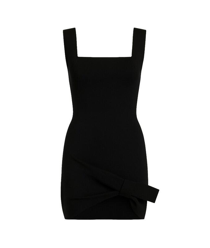 Cult Gaia Sid Knit Black Dress