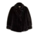 Twinset Milano Faux-Fur Double-Breasted Coat Black​