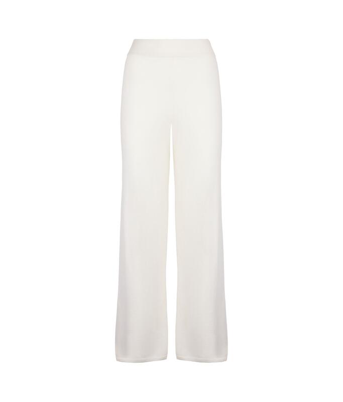 Falconeri 100% Pure Cashmere Lounge Trousers in Chalk White