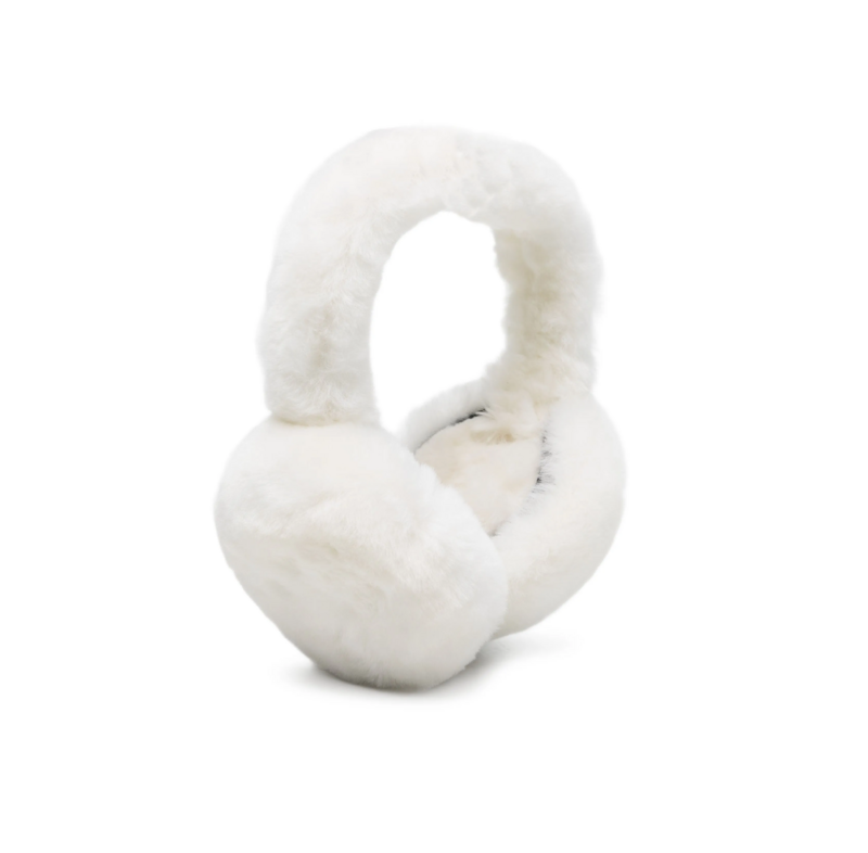 Liska Textured Earmuffs White