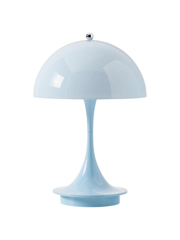 Louis Poulsen Panthella 160 Portable Lamp by Verner Panton in Opal Pale Blue