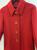 Gucci Red Wool Coat with G-Logo Buttons