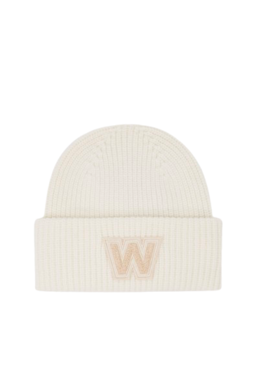 Max Mara Alben Cream Beanie in White