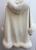 Artisan Furrier Cashmere Cape With Fur Trim