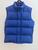 Burberry Quilted Vest with Embroidered Logo in Blue