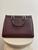 Gucci Zumi Small Top Handle Tote in Burgundy Grainy Leather
