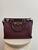 Gucci Zumi Small Top Handle Tote in Burgundy Grainy Leather