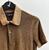 Tom Ford Cotton-Blend Terry Polo Shirt in Brown