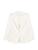 The Andamane Single-Breasted Blazer in White