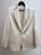 The Andamane Single-Breasted Blazer in White