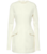 Sportmax Ketch Long-Sleeve Cotton Minidress in White