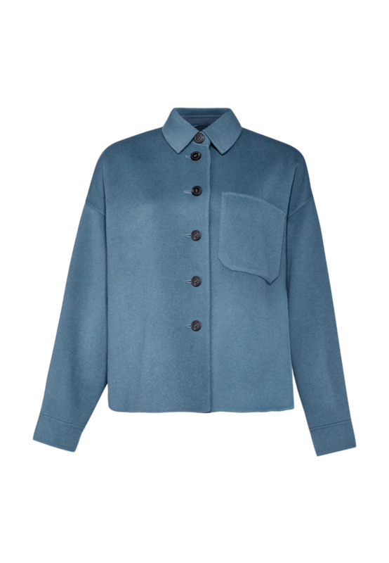 Weekend Max Mara Emiro Wool Jacket in Blue