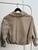Brunello Cucinelli Beige Corduroy Bomber Jacket