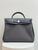 Hermes Herbag 31 Ardoise Canvas and Leather with Palladium Hardware