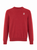Brunello Cucinelli Kid's Cashmere Crewneck Sweater in Red