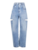 Maison Margiela Icons Cut-Out Straight-Leg High-Rise Jeans