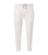 Eleventy White Cotton Blend Drawstring Pants