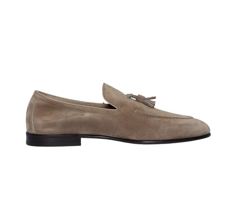 Brunello Cucinelli Suede Loafers with Tassels